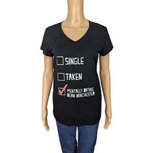 Supernatural Mentally Dating Dean Winchester Tee M